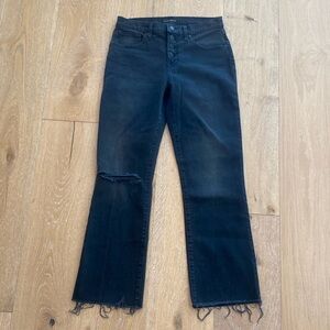 LUCKY BRAND “Mid Rise Crop Mini Boot (8/29R) Black